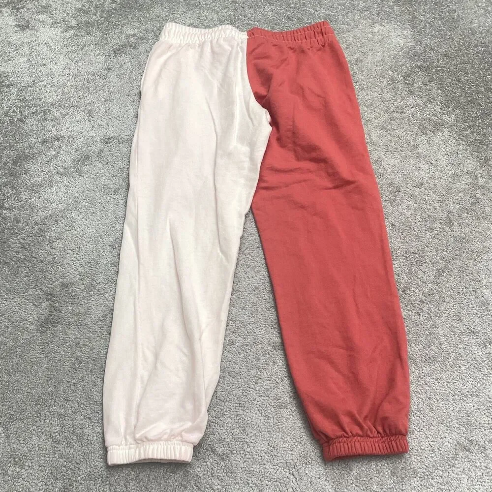 Disney Winnie The Pooh Sleepwear Pajama Pants Jogger Womens Medium Orange White - Picture 2 of 14
